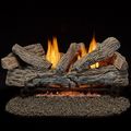 Bluegrass Living Vent Free Natural Gas Log Set - 30 Inch Traditional Oak, 32,000 Btu B30NR-ES1